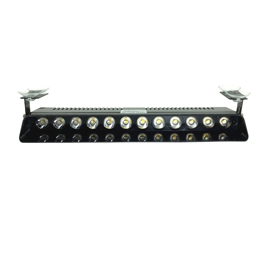 12V 12W Red/Blue/Amber/Yellow/White Car Strobe Lights Police Flasher Car Emergency led Warning Lights