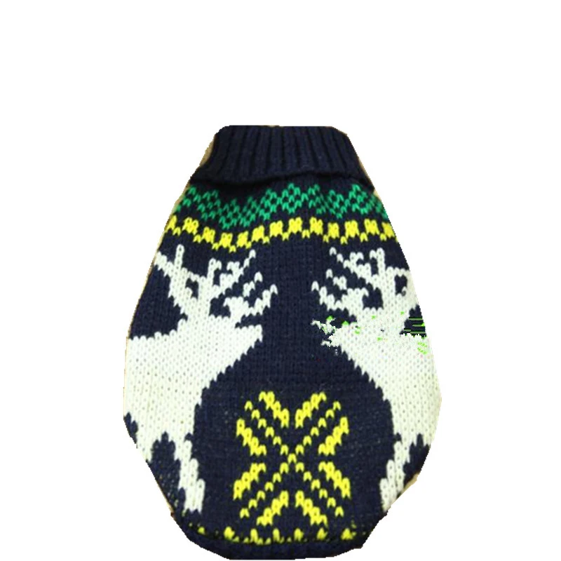 Small Size Cat dog Christmas Costume Christmas holiday party Pet Festival Fleece wool yarn sweater