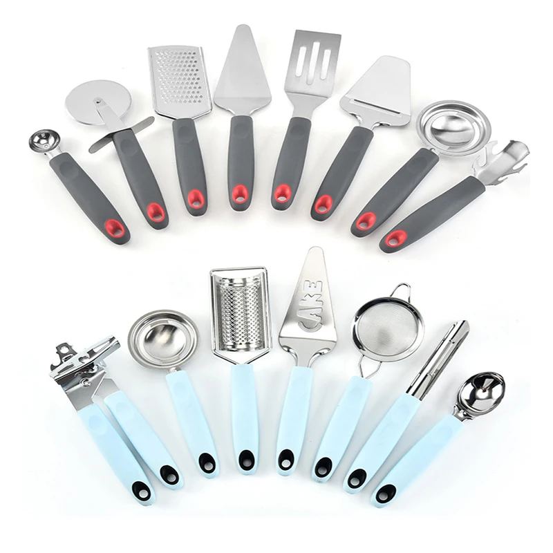2022 New Arrival 7-piece Stainless Steel Kitchen Gadgets Set With Holder