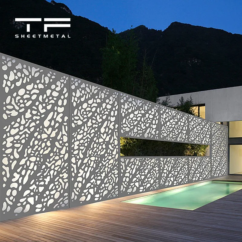 
Decorative Screens Panels Outdoor Metal Privacy Screens Garden Panels Screen Laser Cut Metal Panel 