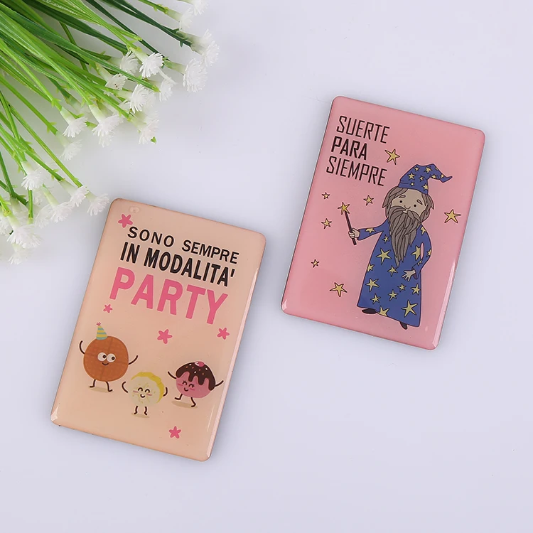 
Customomized advertising promotional Metal tinplate custom fridge magnet / refrigerator magnetic sticker 