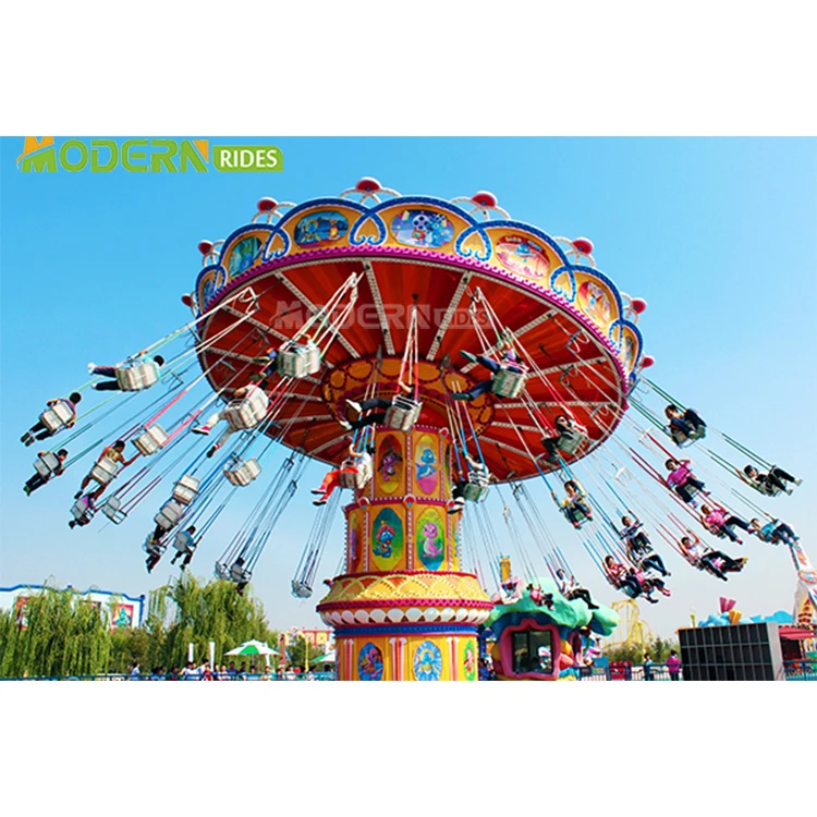 Thrill amusement park theme park equipment luna park Carnival Rides kids carnival rides flying chair ride for sale