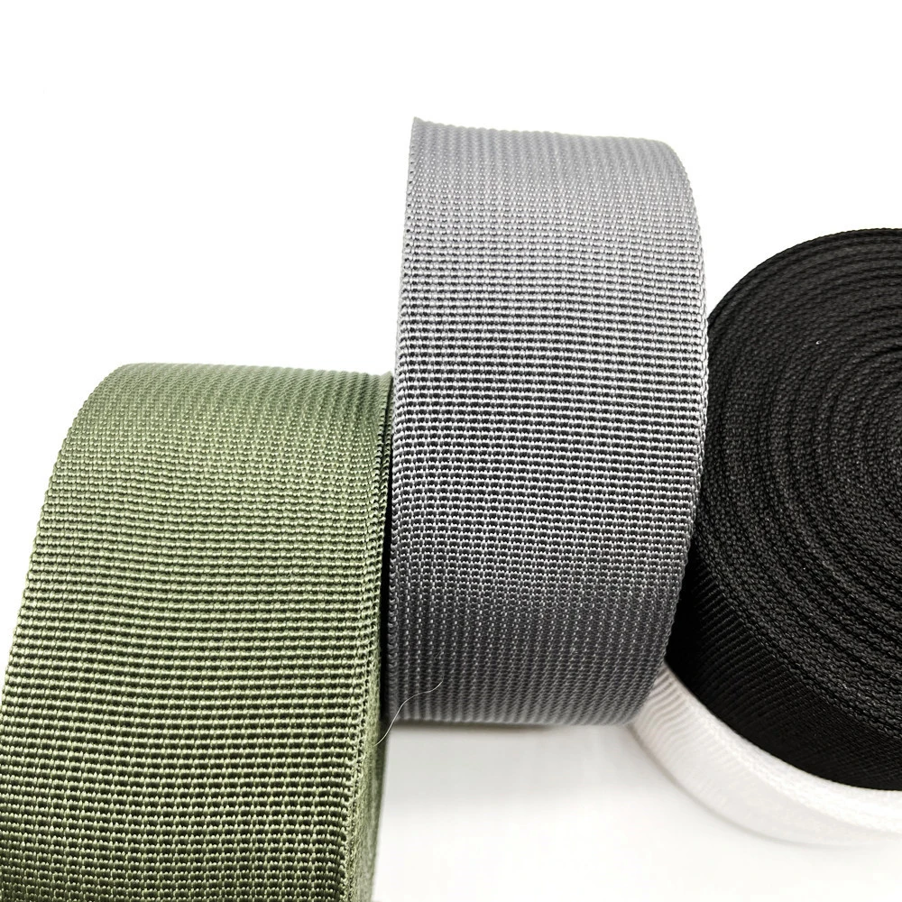 3.8 CM woven belt bag backpack woven belt handbag with PP polypropylene fiber