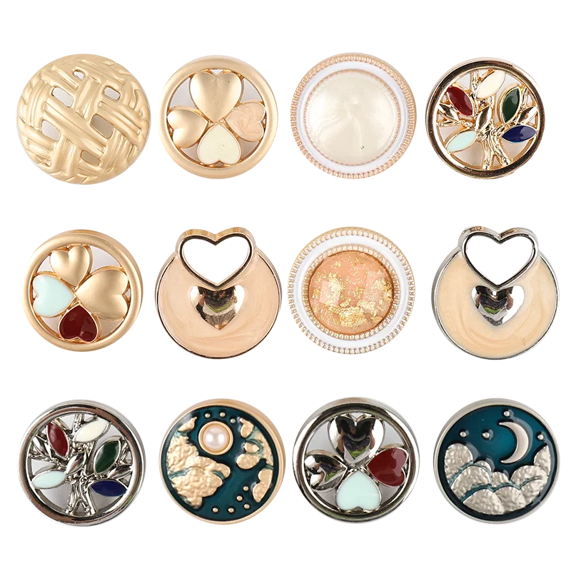 High quality clothes and coat woolen coat trench coat ladies decoration Washable Engraved Buttons