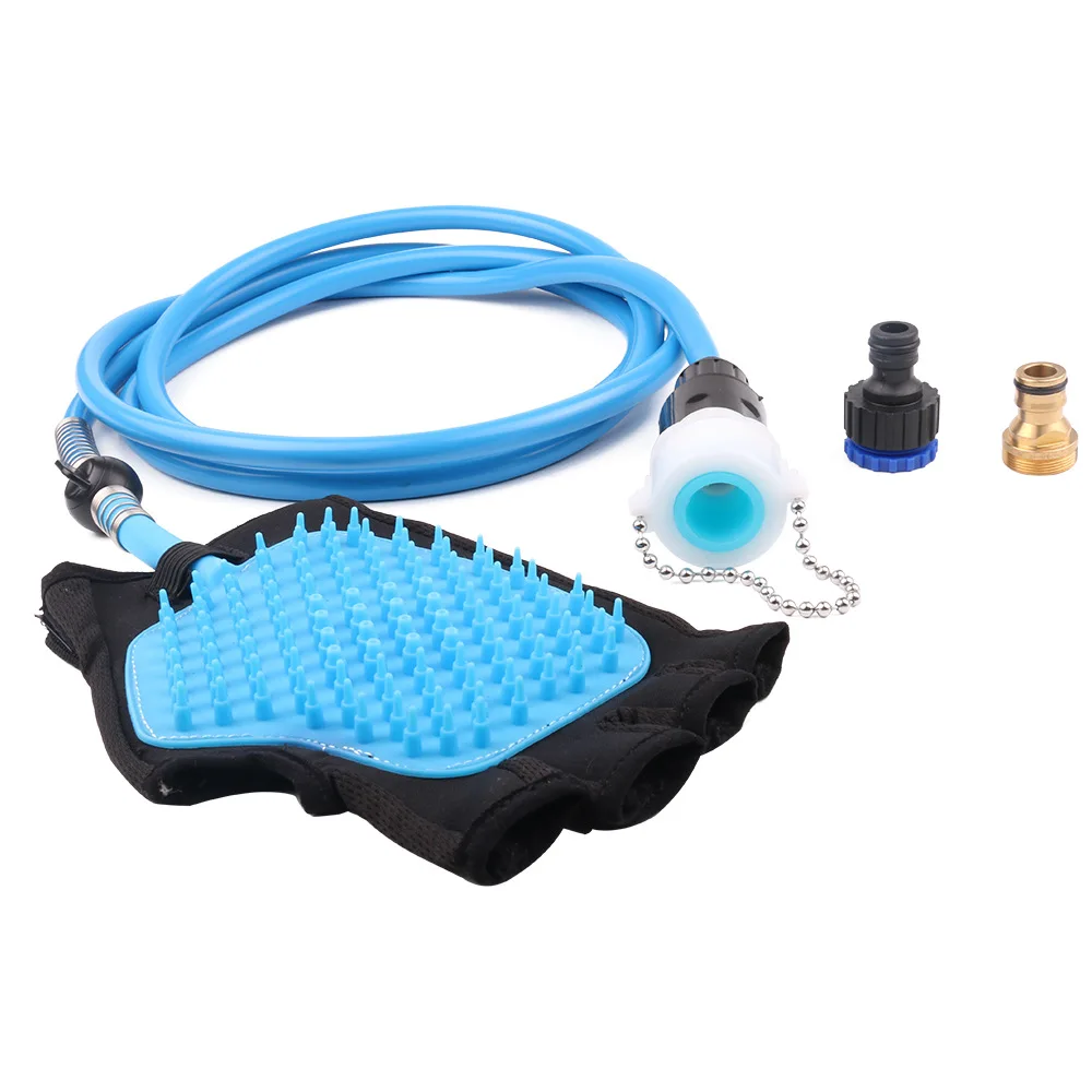Multifunctional Pet Grooming Glove Dog Bathing Shower Massage Hair Remover for Dogs and Cats