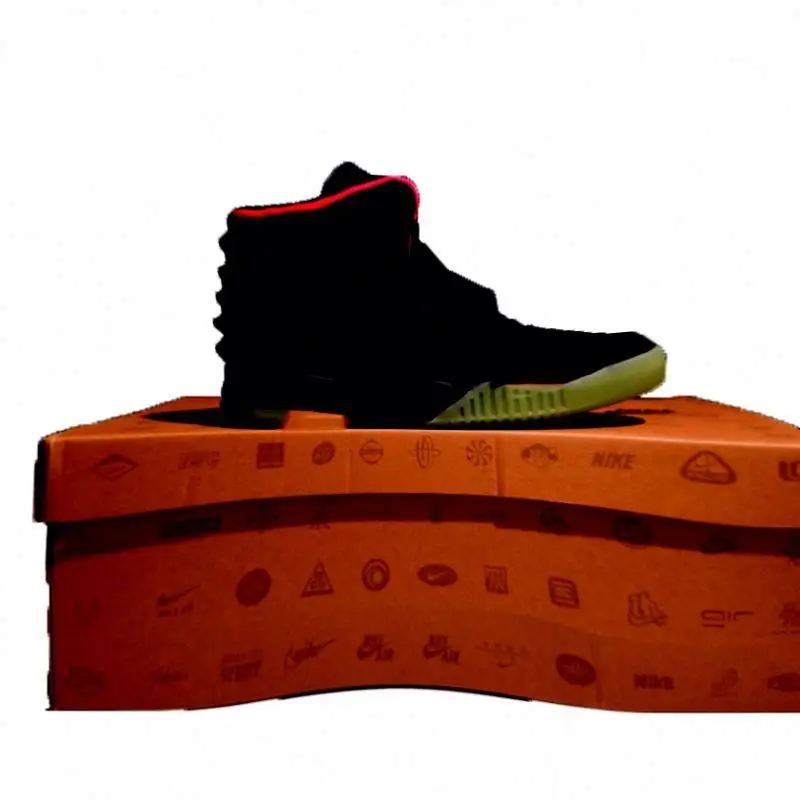  Оптовая продажа спортивная одежда Ника Air Yeezy 2 NRG Solar Edition Power Kanye West мужская и женская обувь спортивные