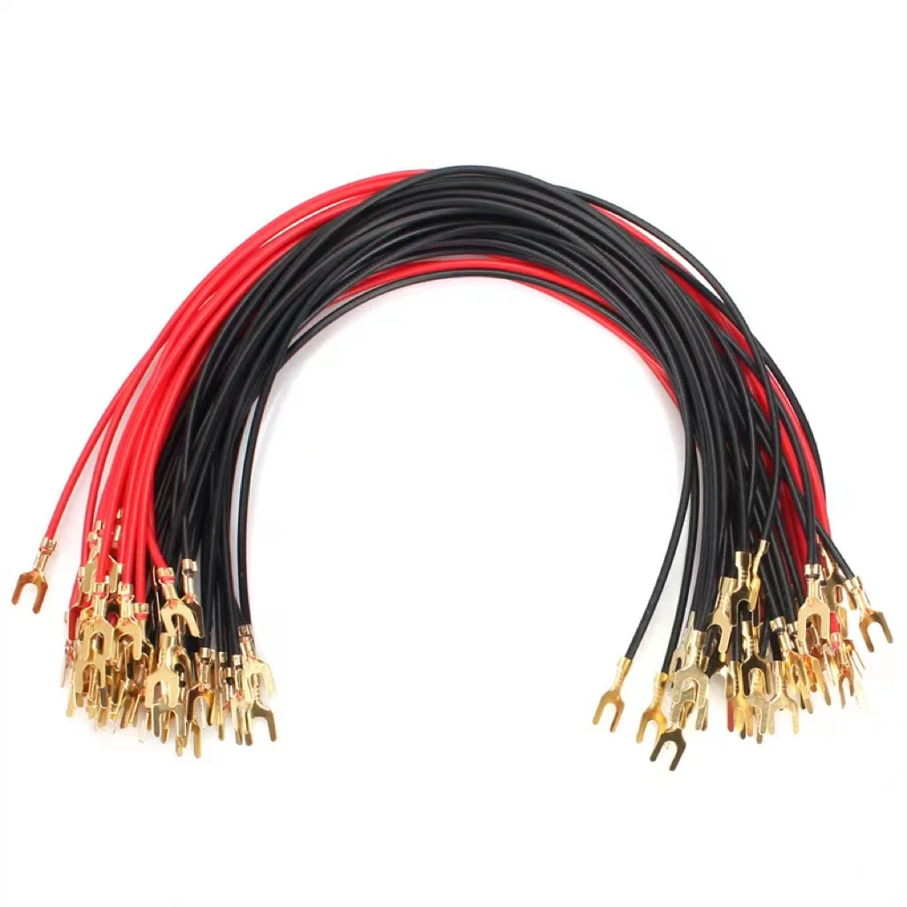 Physical electrical experiment double-headed  U shaped fork wire circuit experiment connection wire test wire