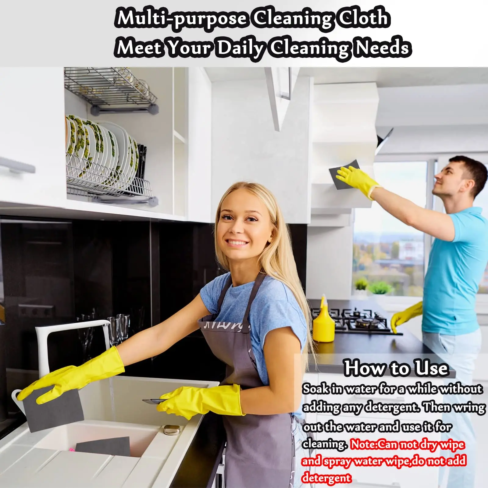 Thickened Magic Cleaning Cloth 8 Pcs Lint Free Cloth for Windows Mirror GlassCar Gray