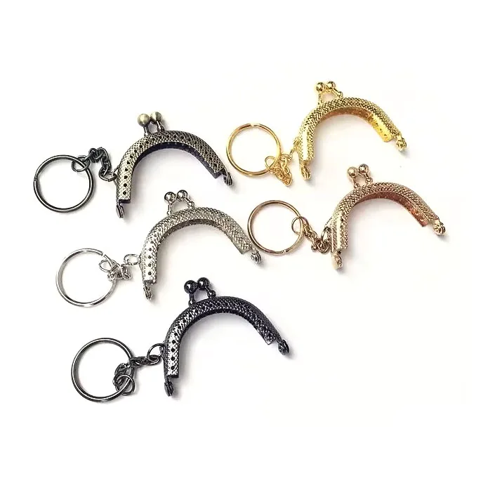 Metal Purse Handbag Frames With Key Ring Wallet Frame Purse Frame Arch Clasp Kiss Clasp Lock
