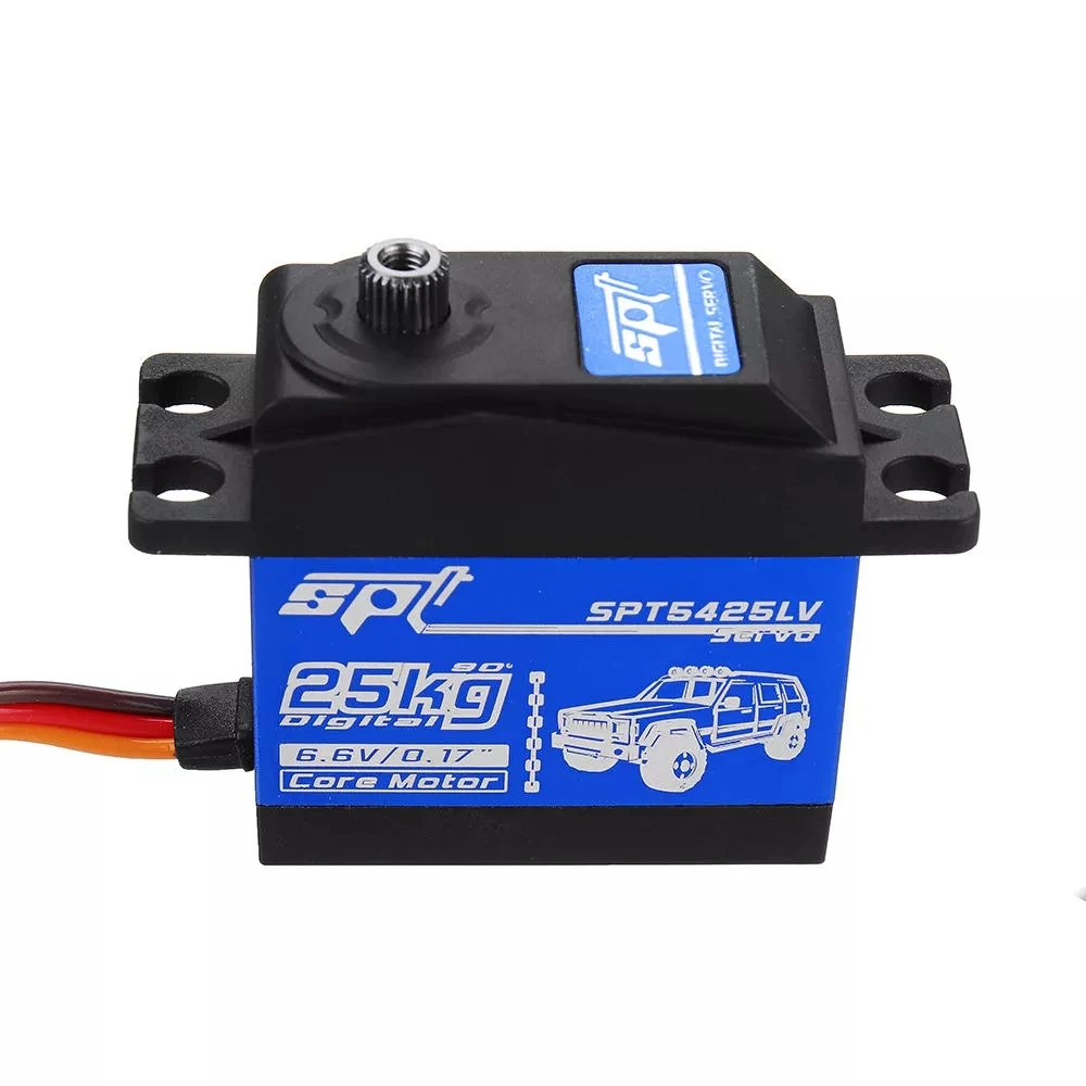 SPT5425LV 25KG High Torque Digital Metal Gear Dc 1 10 rc car steering Servo Motor