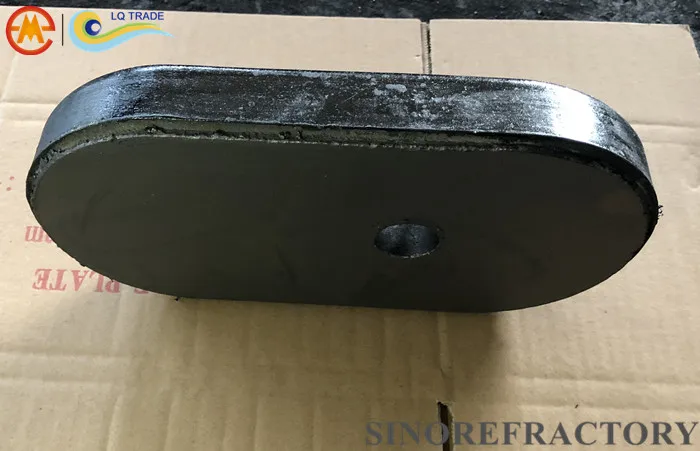 Steel Making Ladle Refractory Sliding Gate Plates 1QC