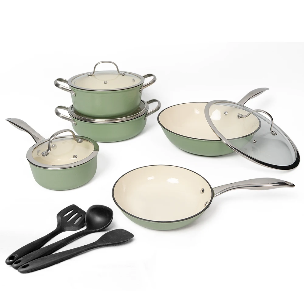 Turkish cast iron enamel cookware 1 set