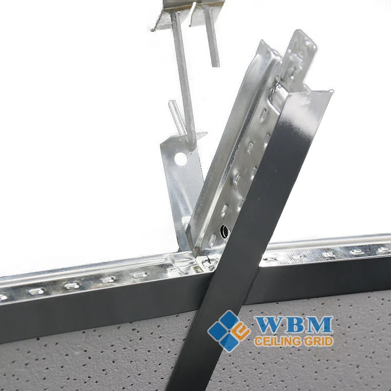 Flat mirror T32/38 ceiling  grid decoration t bar main tee suspended ceiling t grid components,ceiling frames