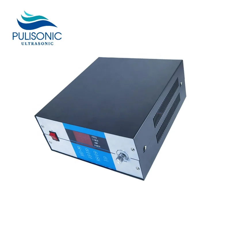 Pulisonic низкозвуковой переменной частоты цифровой ультразвуковой пьезоэлектрический генератор 600 Вт для чистящих деталей оборудования