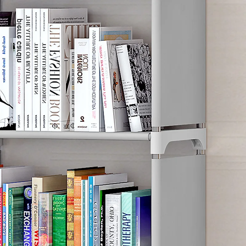 modern Floor Standing Book Storage Rack, corner metal kids bookcase bookshelf