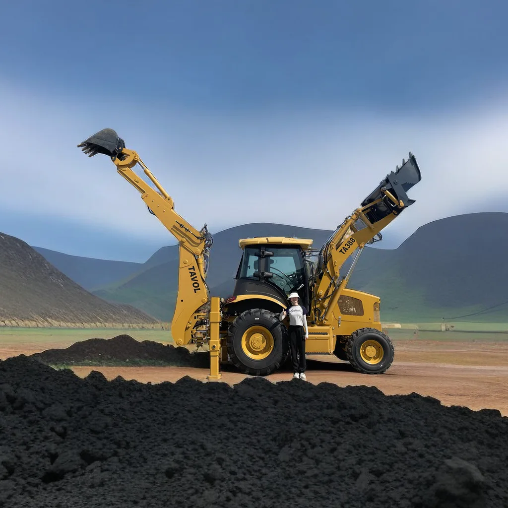 TA388  Back Hoe 100HP Backhoe Loader with Backhoe Attachments