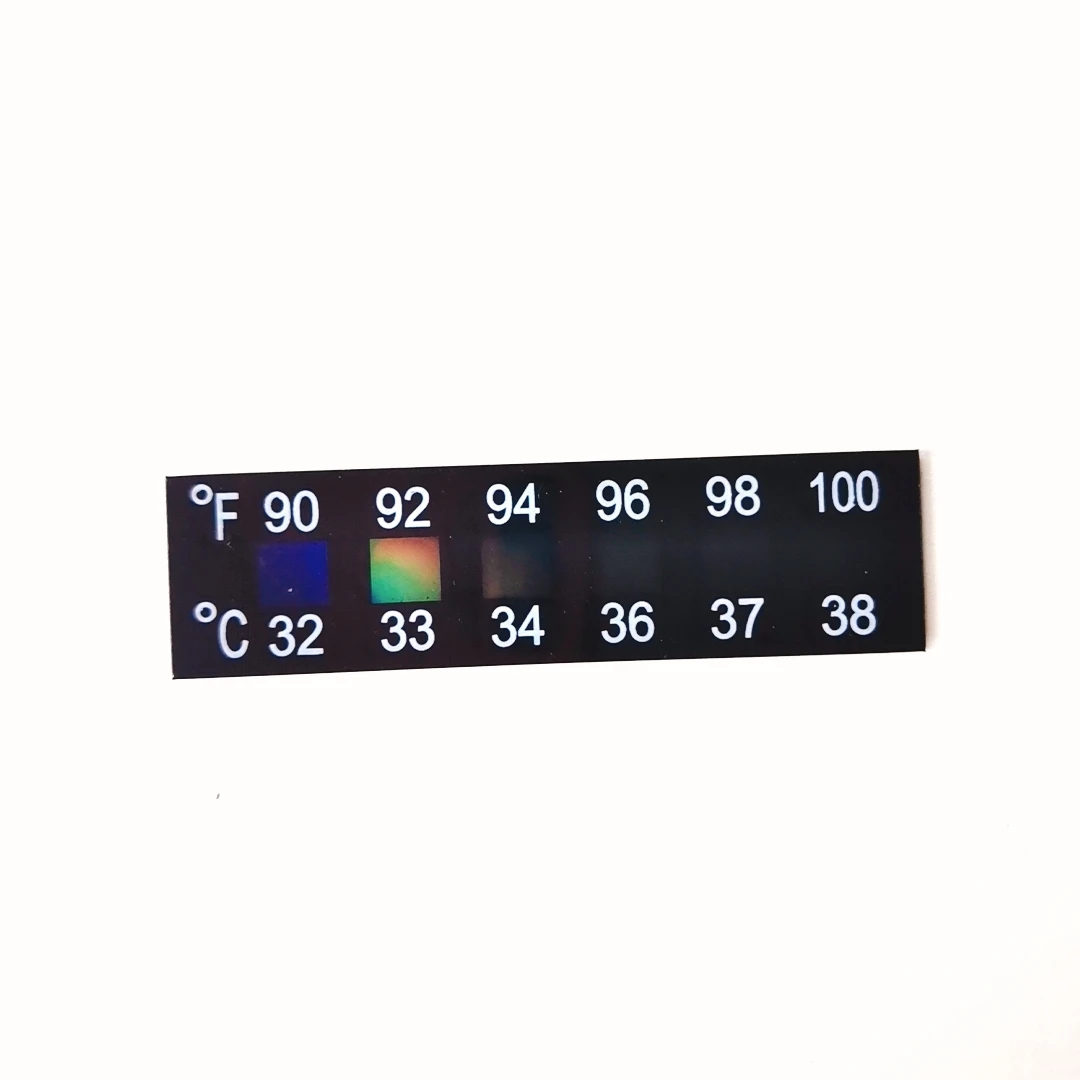 Wholesale 32-38C liquid crystal thermometers strips Temperature Crystal Digital Digital Lcd Thermometer  Customized Logo