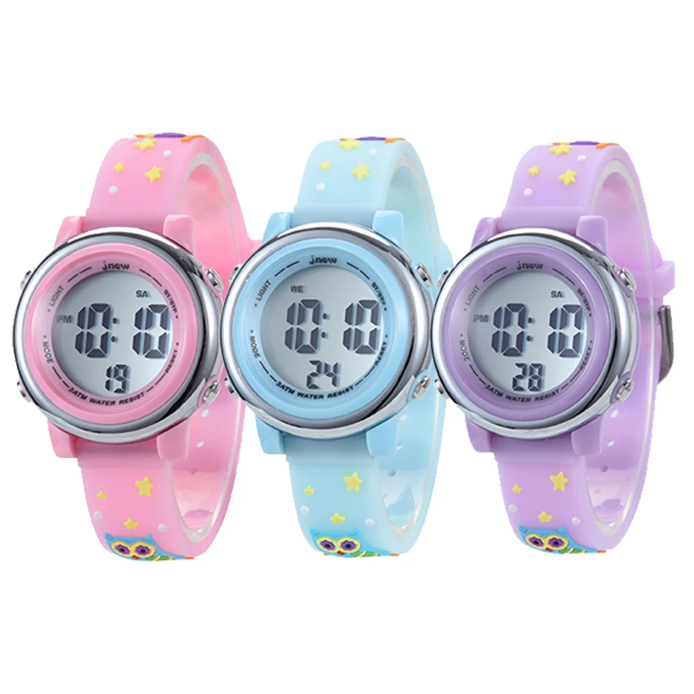 In stock Owl PC girl watch gift set kid watches children baby watch for girls