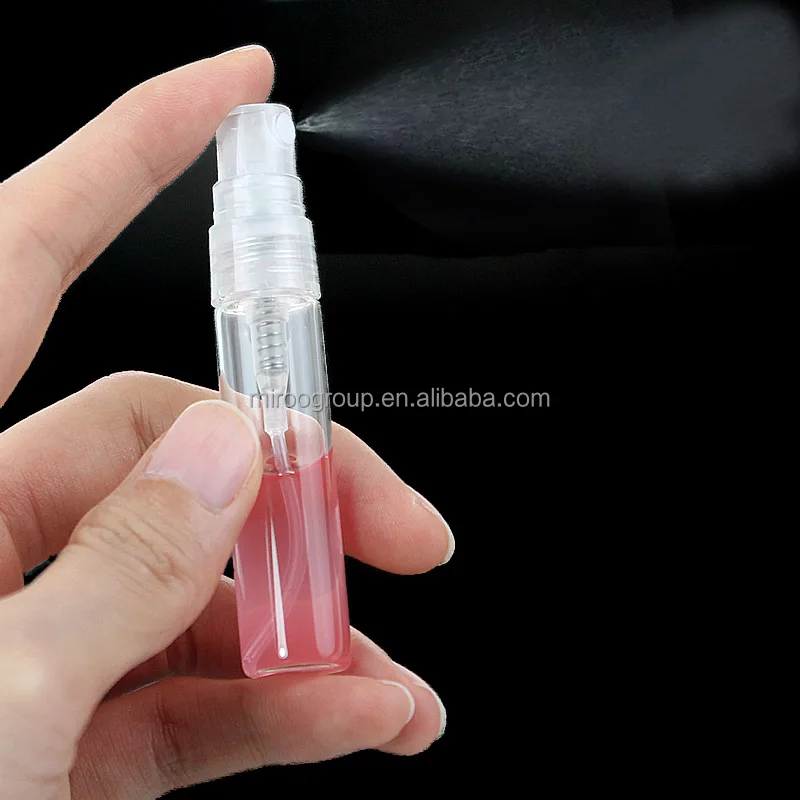 2ml 3ml 5ml 10ml Transparent Clear Mini Perfume Glass Sample Tester Mist Spray Bottles Empty Travel Cosmetic Bottle Glass Vials
