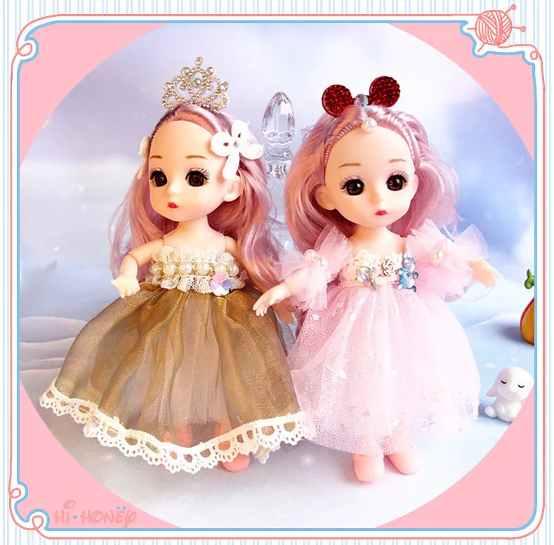 Manufacturers New Doll Toys 16cm Articulated Doll Wholesale Girl Gifts Kids Giveaways