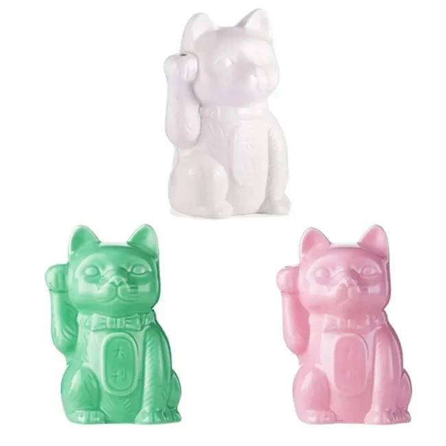 14oz Maneki Neko Cocktail Glasses Lucky Cat Ceramic Tiki Mug
