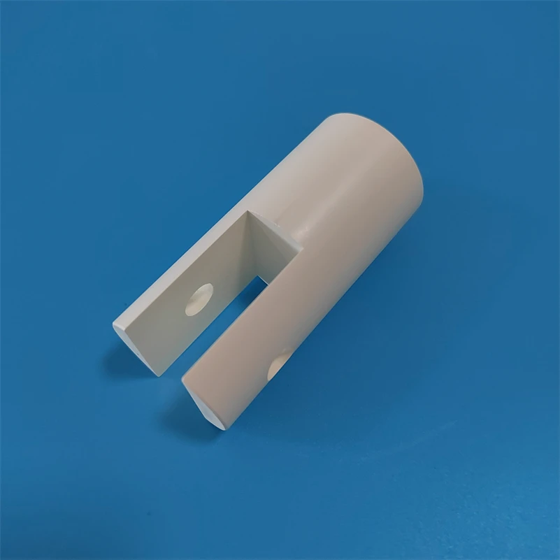 factory custom high temperature resistant BN boron nitride ceramic tube pipe parts shaft