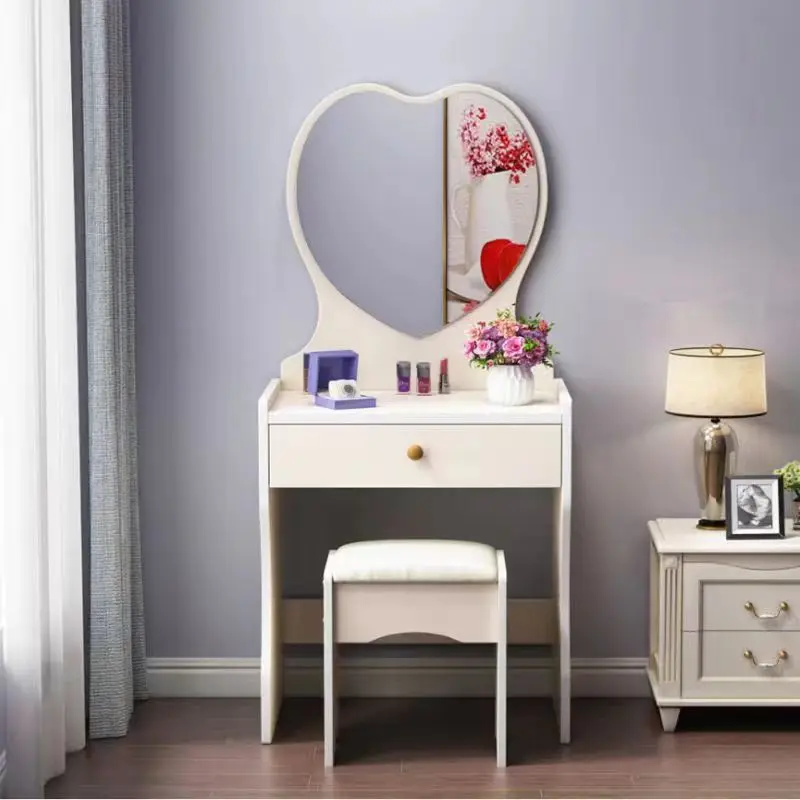Dressing Table With Led Mirror Vanity Makeup Table Bedroom Economy Makeup Table With Stool Makeup Cabinet