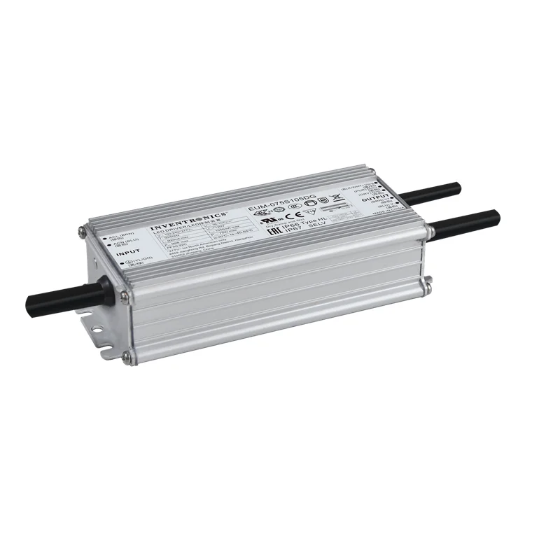 75W 60W Inventronics 70-1050mA EUM-075S105DG dimmable LED Driver IP67 for high bay tunnel and roadway light LED Power Supply