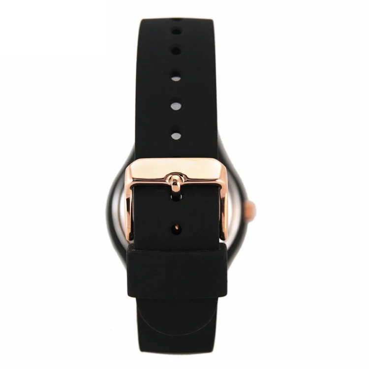 Factory Price Stainless steel shells embeedded in plastic straps diamond bezel for girl watch brand