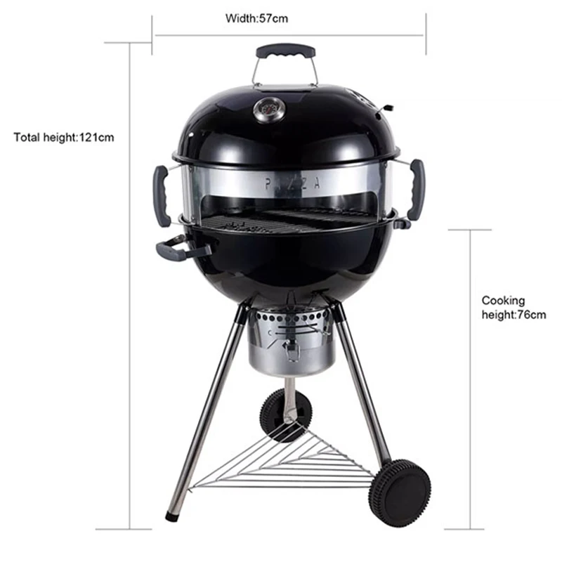 Trolley Original Weber Barbecue 22 inch kettle charcoal bbq grills for garden