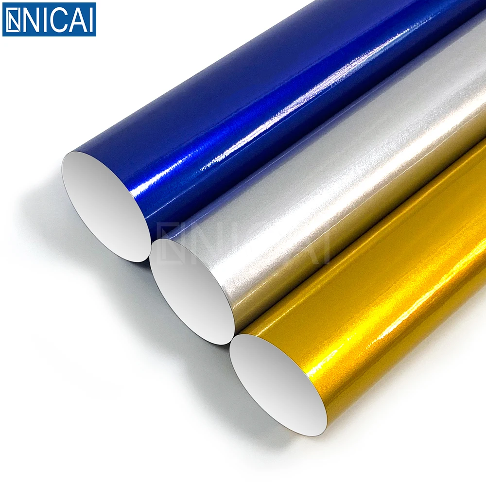 NICAI 50CM*9M Car Vinyl Wrap Wholesale Glossy Candy Aurora Vinyl Vehicle Wrap Car Wrap Vinyl Stickers