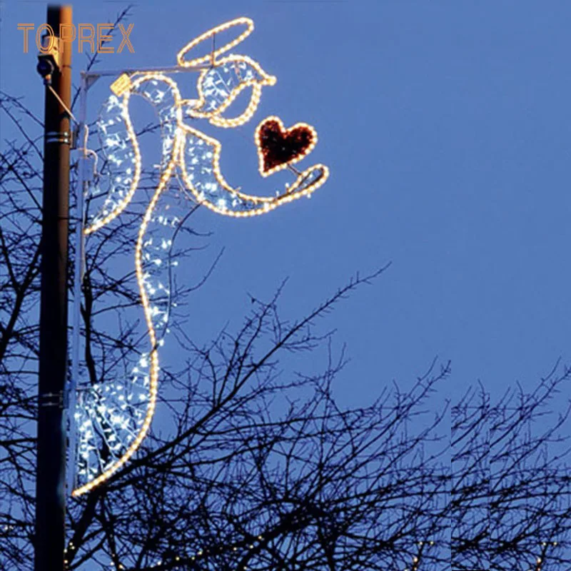 Rust proof outside garden backyard patio holiday styling string light bracket metal poles outdoor