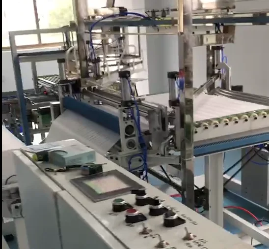 Real factory Disposable medical surgical gauze triangle bandage making machine