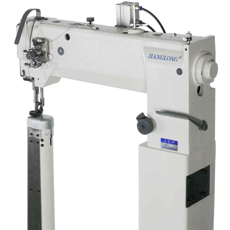 8918 Wholesale Heavy Duty ABS Luggage Suitcase Making Sewing Machine,Compound Feed Large Hook Post Bed Sewing Machine