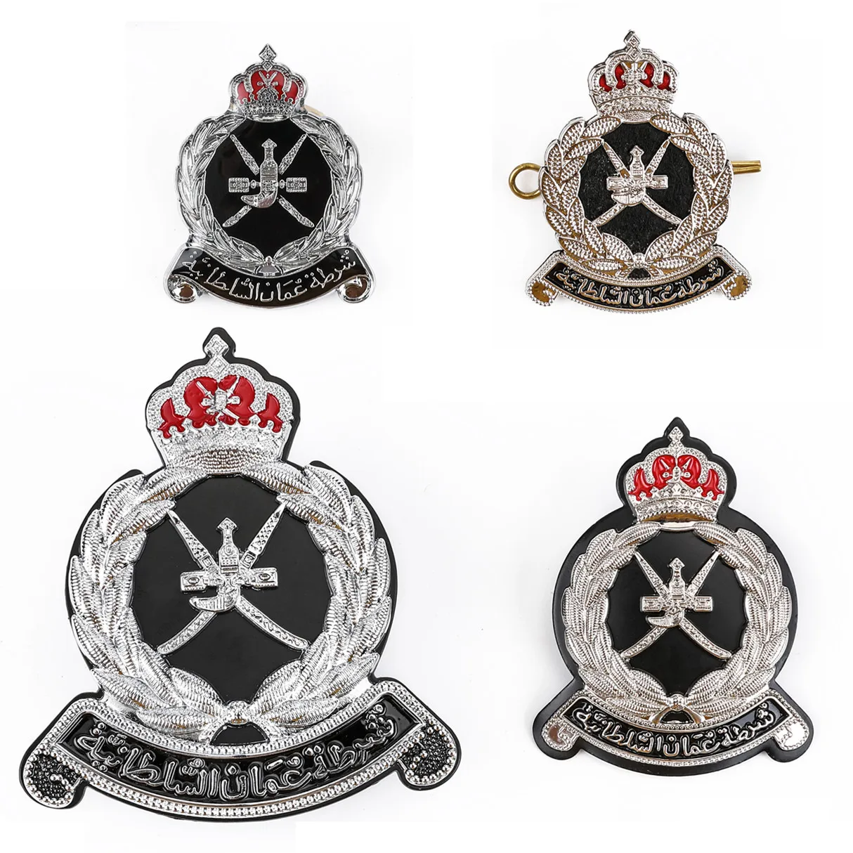 
2020 high quality customized military uniform cap badge(Oman badges) 