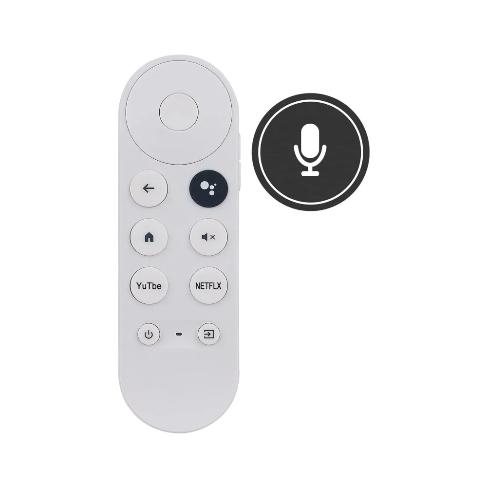 New Replacement Voice Remote Control Compatible for Google Chromecast 4k TV  G9N9N GA01409-US GA01919-US