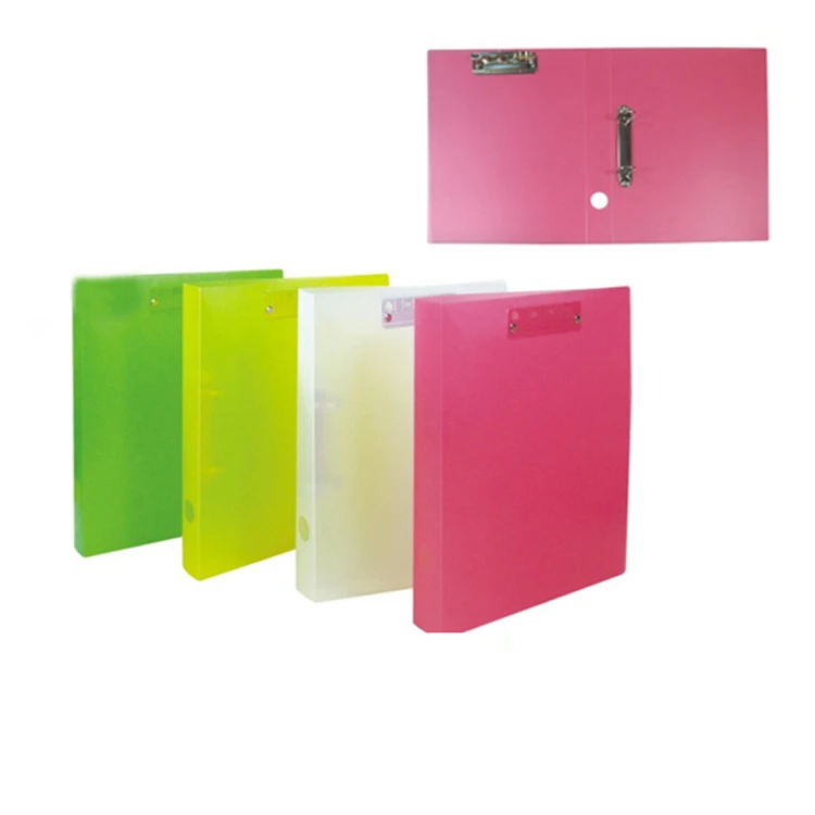 A4 plastic file clip lever arch custom logo