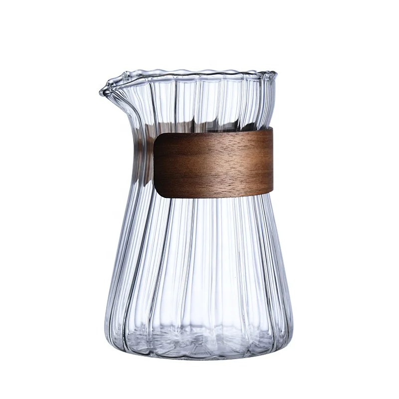 2024 New Design Heat Resistant Glass Coffee Tea Cup Glass Coffee Server Coffee pot