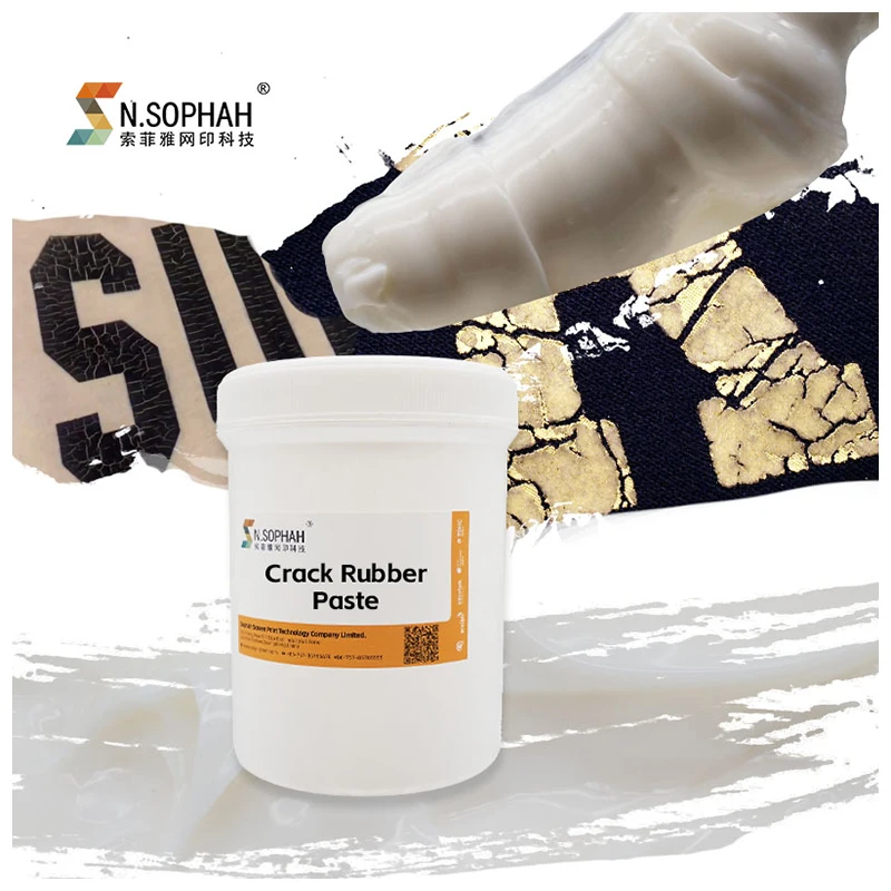 Оптовая продажа, одежда, печать, трещины, чернила, прозрачная резина, паста для трафаретной печати