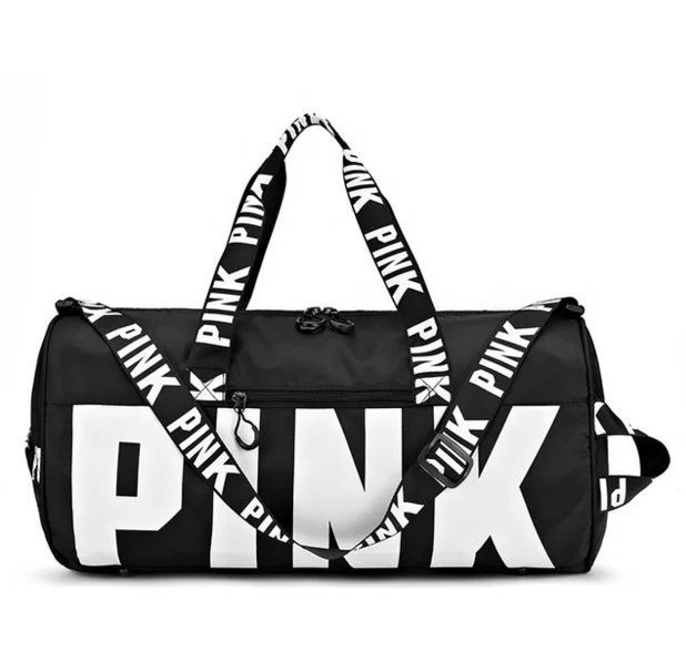 
Cheap price outdoor sport bags for men fashion travel duffel bag high quality polyester girls pink duffel bag 