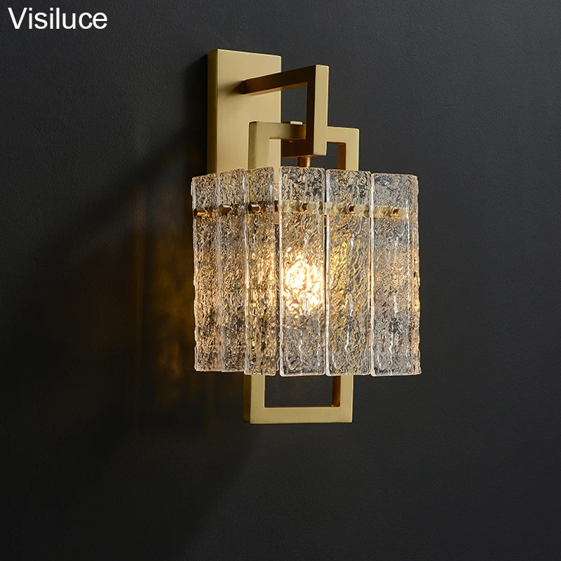 2021 hot sale Italian new design modern luxury indoor wall light fixture brass copper wall Lamp for hotel living room