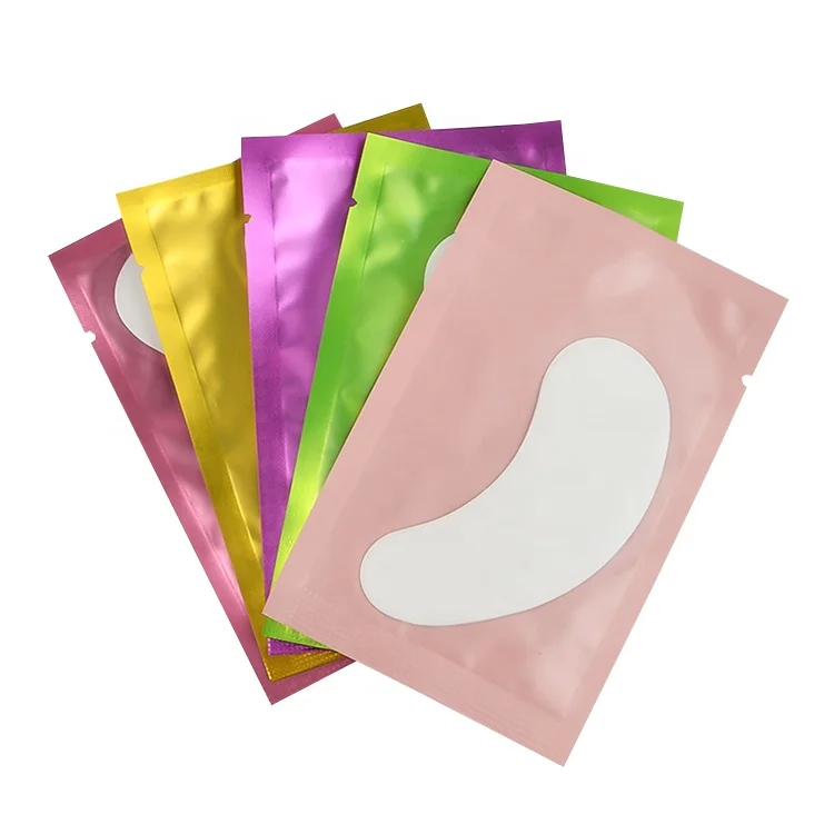 Private Label Disposable Label Eyelash Mask Collagen Gel Lash Eyepad Pad Hydrogel Under Eyepatch Patch Free Extension Eye Lint