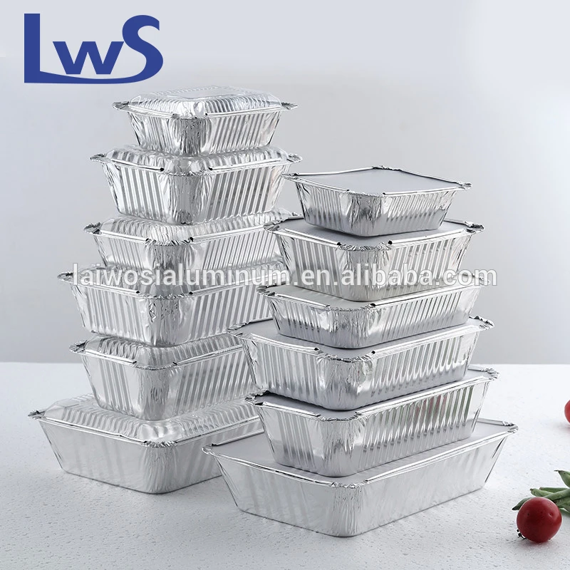 
Philippines market packing aluminium tray baking trays pans aluminum foil containers 