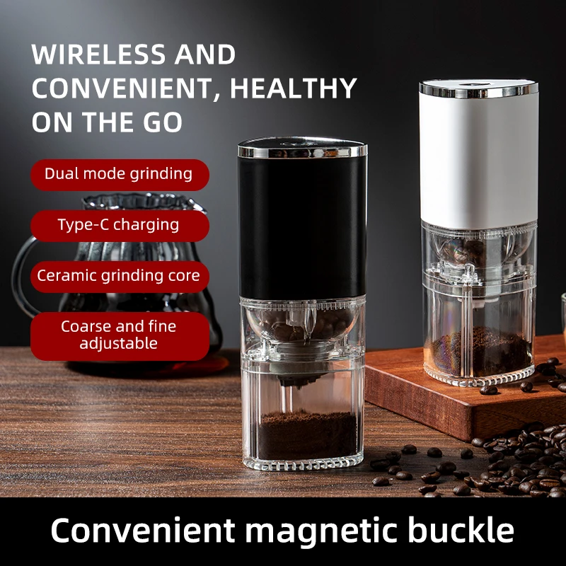 High Performance Stainless Steel Grinding Core Coffee Grinder Portable Mini Grinder Small Electric Coffee Grinder