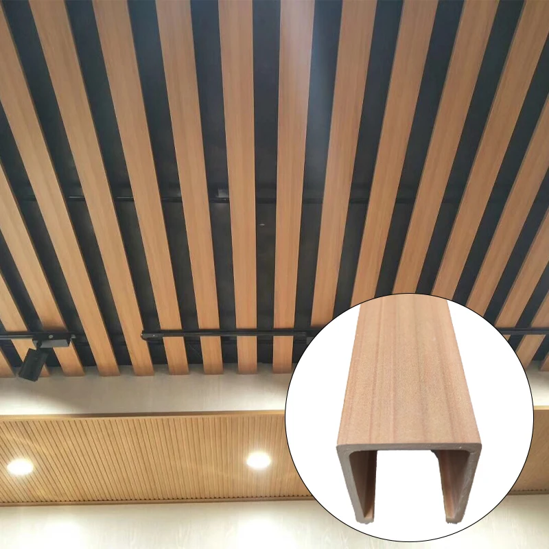 Simple Design Indoor Wpc Celling Moisture Proof Wpc Ceiling Panel For Indoor