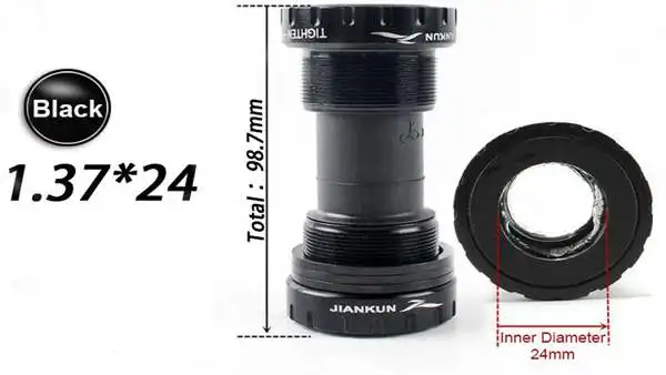 Aluminium Alloy MTB Bicycle BB Set 68/73mm Mountain Bike Bottom Bracket Bicycle BB Parts