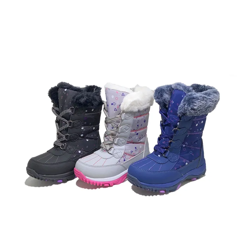 
Kids Winter Boots Warm Children Shoes Hiking Shoes Waterproof Outdoor Boots 