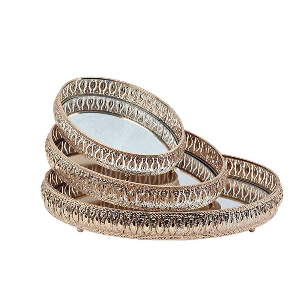 Iron Art Glass Fruit Plate Dried Fruit Cake Display Rack for Wedding and Halloween Decoration for Dessert Table