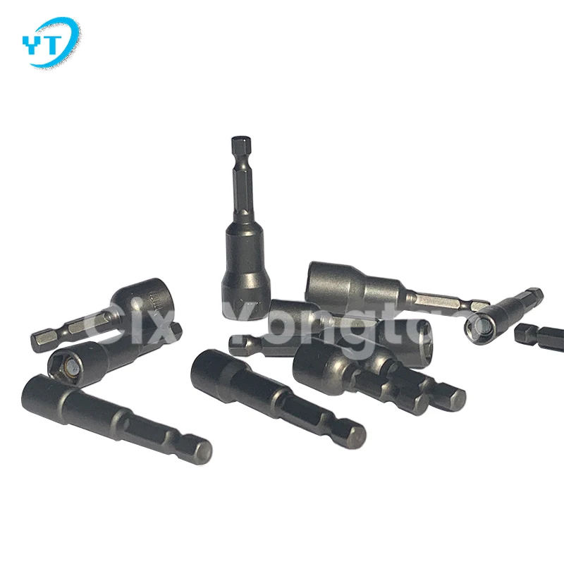 Wholesale Hot Sale 5pcs 48mm Magnetic Nut Setter Driver Socket Bit set Hex Shank