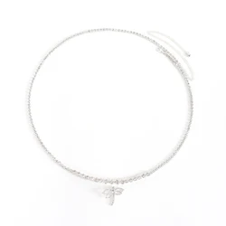 Женская цепочка со стразами, цепочка на талию в виде насекомого, стрекозы, украшение для тела, бикини, Пляжное Ювелирное Украшение